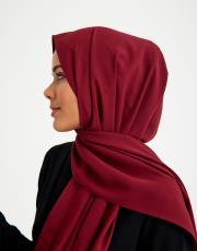 ipek krep şal bordo 3