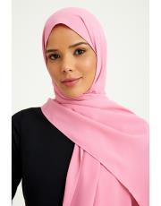 ipek krep şal şeker pembe