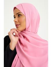 ipek krep şal şeker pembe 2