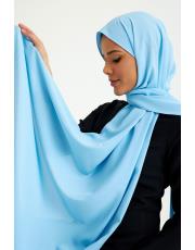 ipek krep şal bebe mavi 3