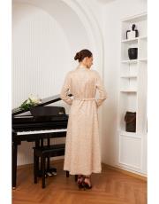 payetli ceket abiye krem 5