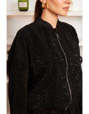 bomber ceket siyah 2