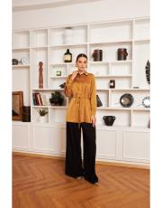 saten gömlek camel 3