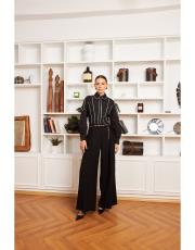 bol paça pantolon siyah 3