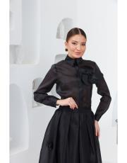 organze gömlek siyah