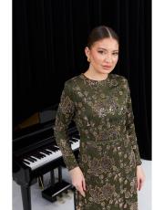 kasnak işi abiye yağ yeşil