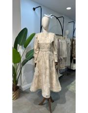 shıny flower abiye bej