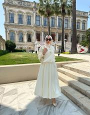 abraham bluz etek takım   ekru 2