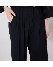 piliseli pantolon  siyah