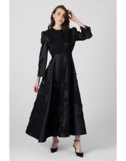 3  boyutlu abiye  siyah