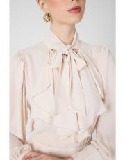 fırfırlı gömlek bej 3