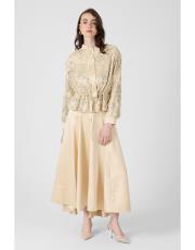 alya parçalı etek bej