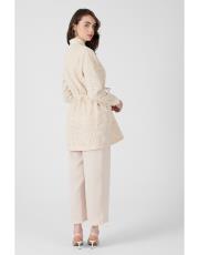 zarif dantel ceket  bej 5