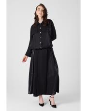 bomber ceket takım siyah 2