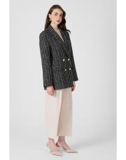 kareli tüvit ceket siyah 2